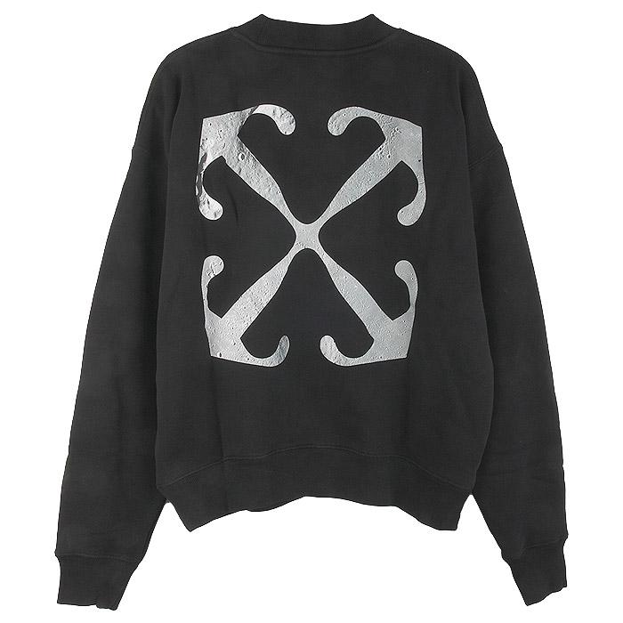 OFF WHITE Oversized Crewneck Sweatshirt Black Men’s