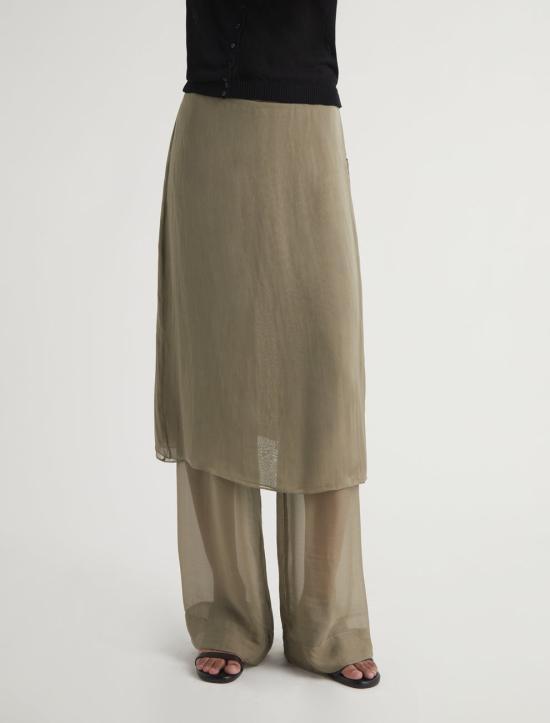 Paloma Wool Black Leather Pants Women’s UO5192248 KHAKI DOM