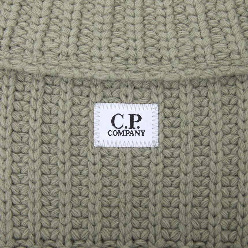 CP Company Men’s Knit Cardigan Green