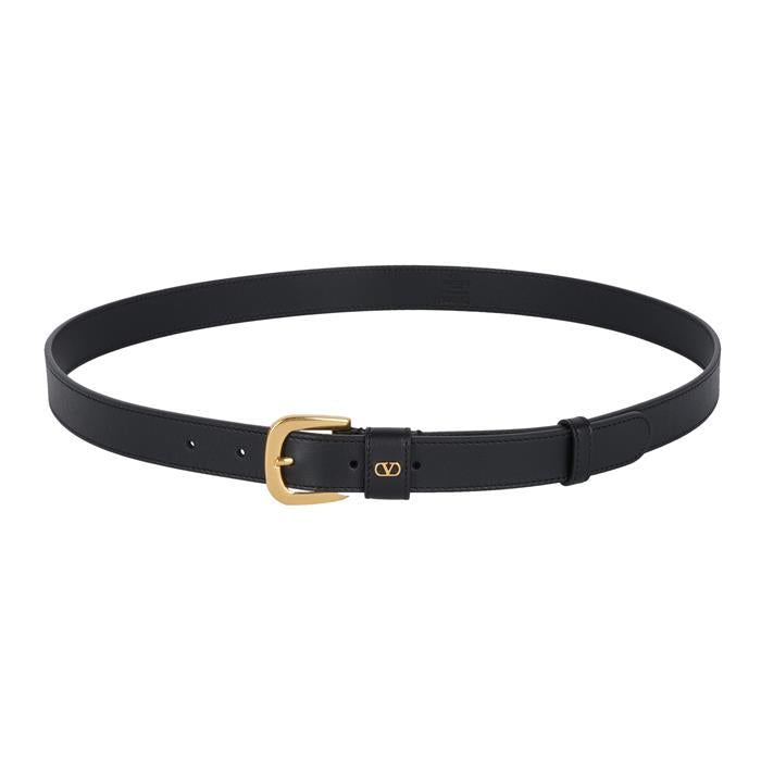 VALENTINO Logo Leather Belt 6Y2T0SD7 DHP 0NO V
