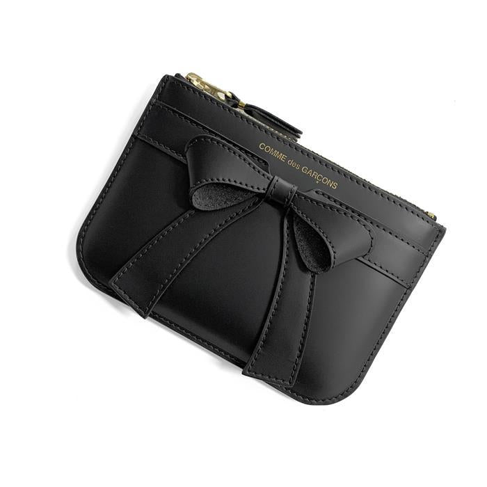 Comme des Garcons Big Bow Zip Card Holder Wallet