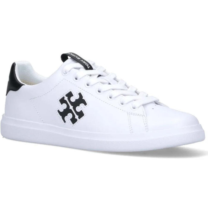 Tory Burch Double T Howell Court Sneakers White Low Top
