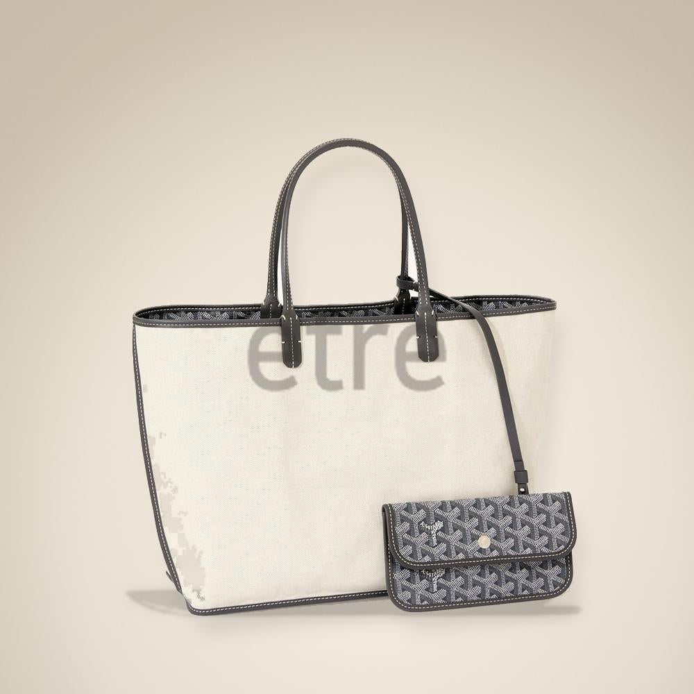 GOYARD Saint Louis PM Grey Tote Bag for Women