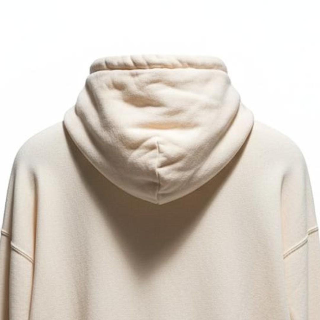 Wild Donkey Ivory FC Chopper Graphic Pullover Hoodie for Men