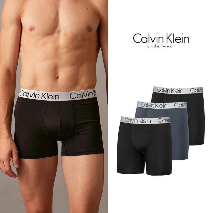 Calvin Klein Men’s Cotton Boxer Briefs Underwear 3-Pack NP2852O3