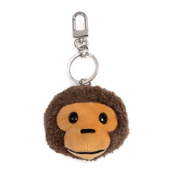 BAPE Brown Baby Milo Plush Keychain 002GDM303004K BROWN