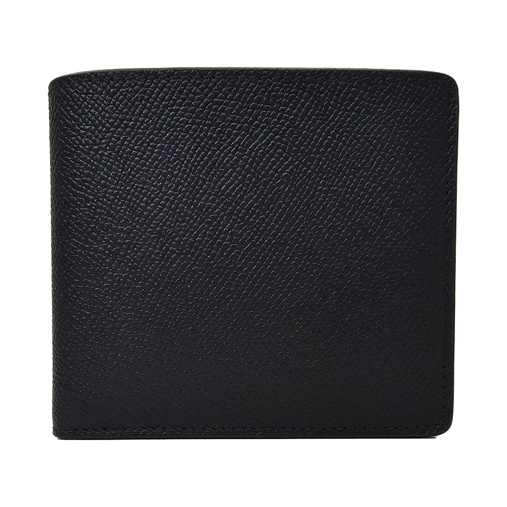 Maison Margiela Stitch Leather Bifold Wallet Black