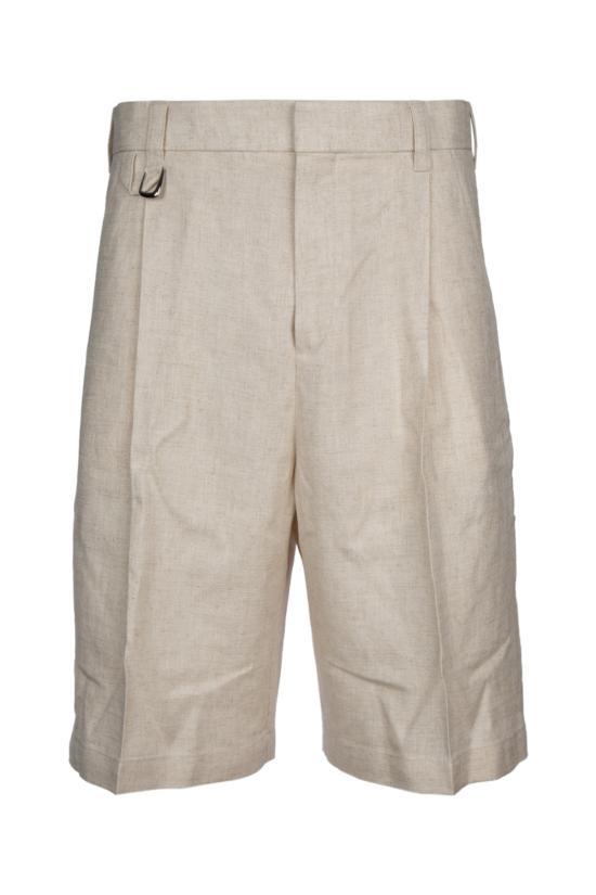 JACQUEMUS Light Beige Cotton Drawstring Short Pants Men 246PA099135 8130