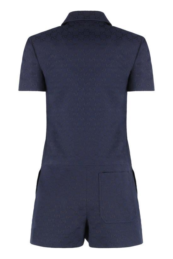 GUCCI Dark Blue Jumpsuit 781457 Z8BRZ4608