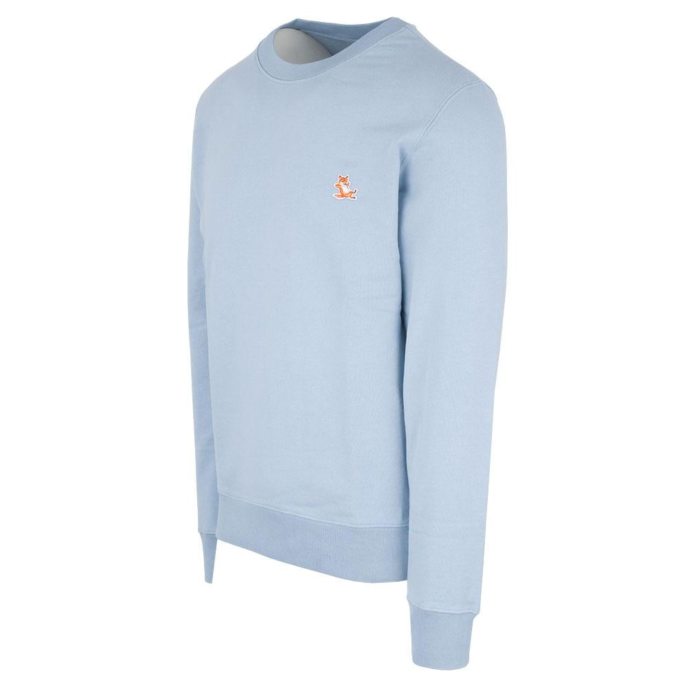 Maison Kitsune Chillax Fox Logo Sweatshirt Navy Cotton Men's