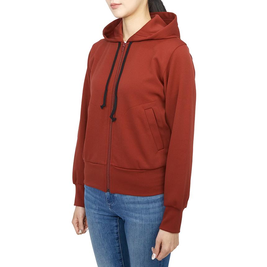 Comme des Garcons Invader Double Patch Women’s Hooded Zip-Up Knit AZ T333 051 2