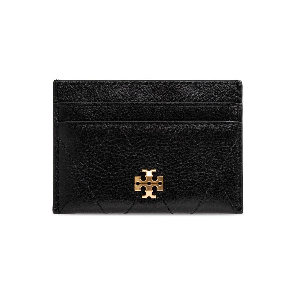 Tory Burch Quilted Charlie Card Case Black 186059 001
