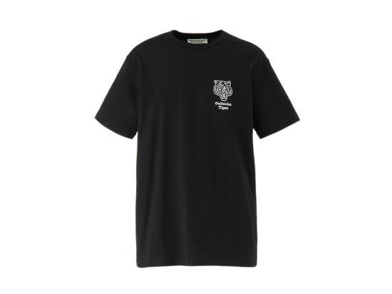 Onitsuka Tiger Short Sleeve Cotton T-Shirt for Men 2183B457 001 BLACK DOM