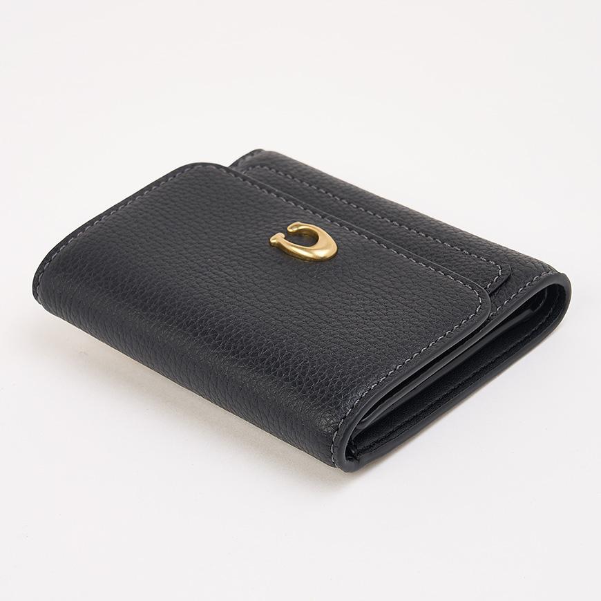 Coach Mila Small Flap Wallet for Women CAO13 B4BK