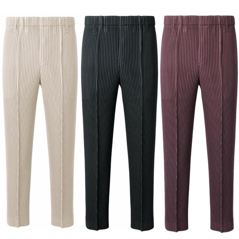 Issey Miyake Homme Plisse Tuck Pleated Men's Pants FF303