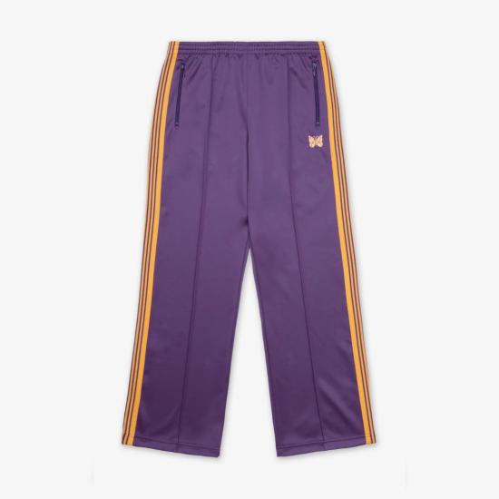 NEEDLES Poly Smooth Track Pants for Men QV307 PURPLE DOM