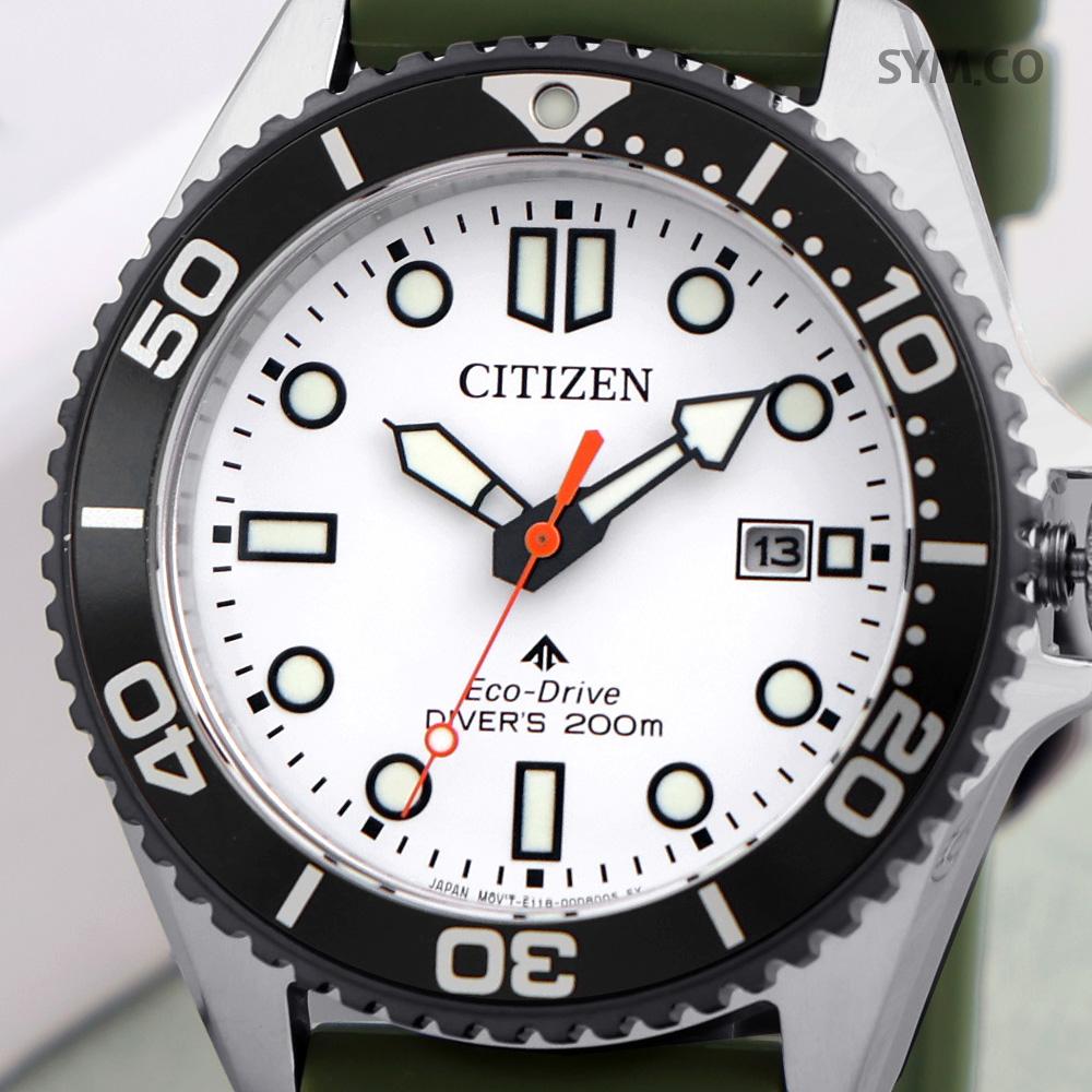 CITIZEN Promaster Diver Marine Series Men’s Urethane Watch Black Rubb BN0265 00A