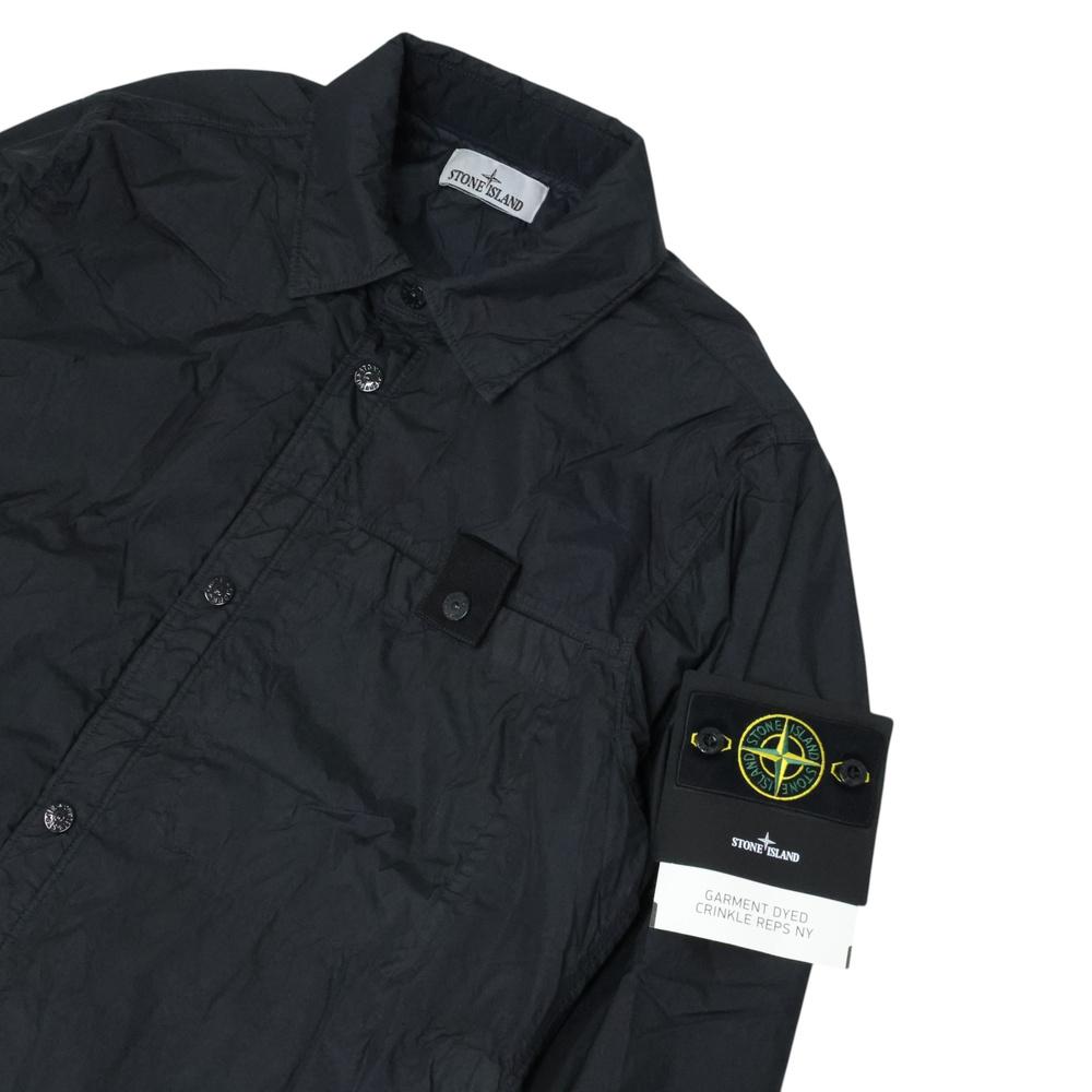 STONE ISLAND Woven Patch Logo Men's Jacket Black