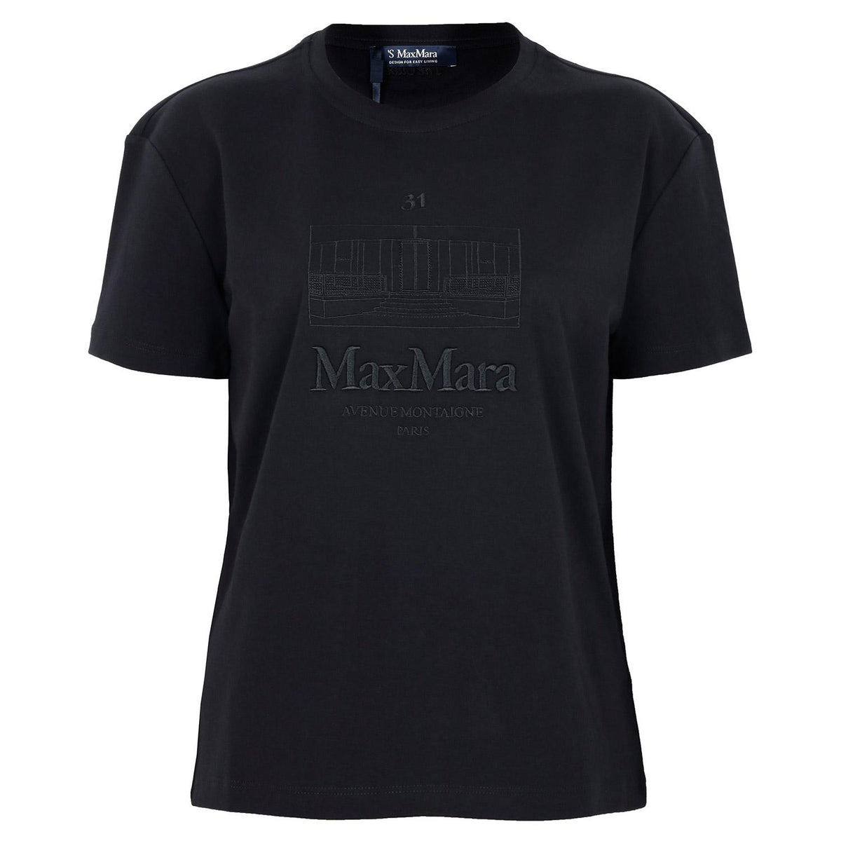 Max Mara Black Bella T-Shirt SMMBELLA 011