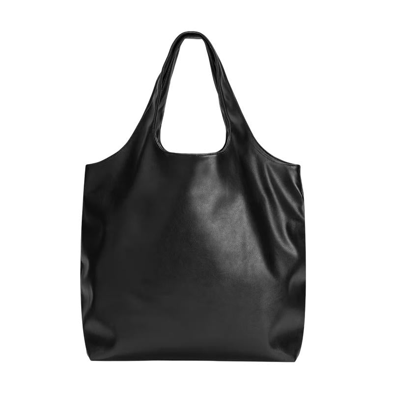 A.P.C. Ninon Black Leather Tote Bag 61565 LZZ