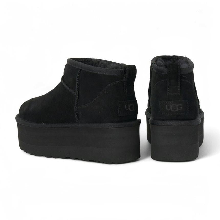 Ugg Classic Ultra Mini Platform Ankle Boots Women Black