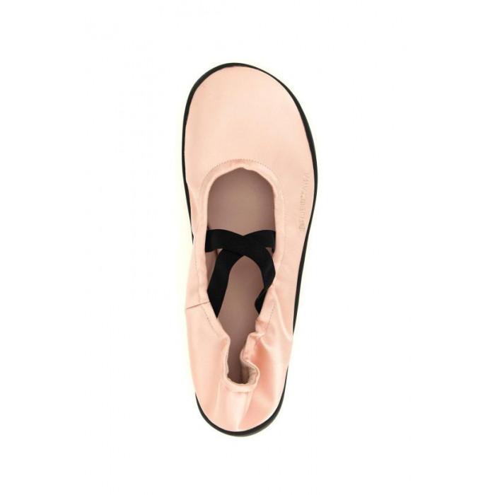 BALENCIAGA Shibuya Ballet Flats Pink Leather Women’s Flat Shoes