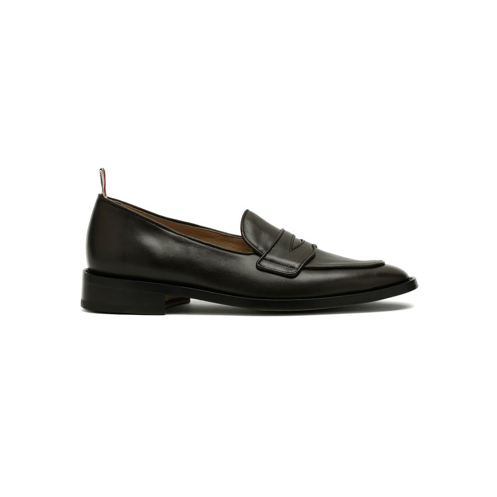 THOM BROWNE Vitello Varsity Penny Loafers MFL087A 05584 205