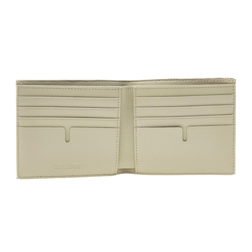 BURBERRY Men's Check Bifold Wallet