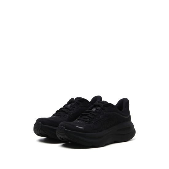 HOKA Bondi 9 Sneakers Black Mesh Running Shoes