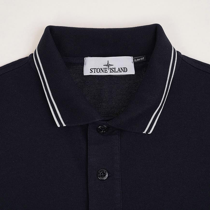 STONE ISLAND Men's Logo Patch Polo T-Shirt L1S152200010 S0018 V0020