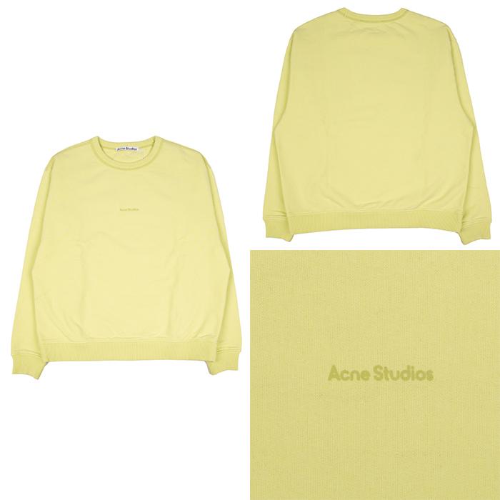 Acne Studios Women’s Logo Oversized Sweatshirt Yellow AI0067