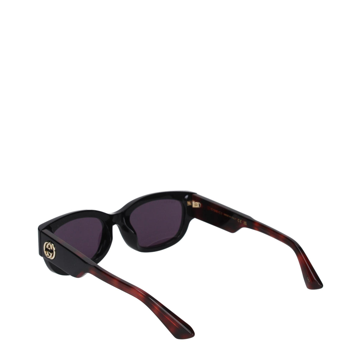 GUCCI Black Acetate Square Sunglasses