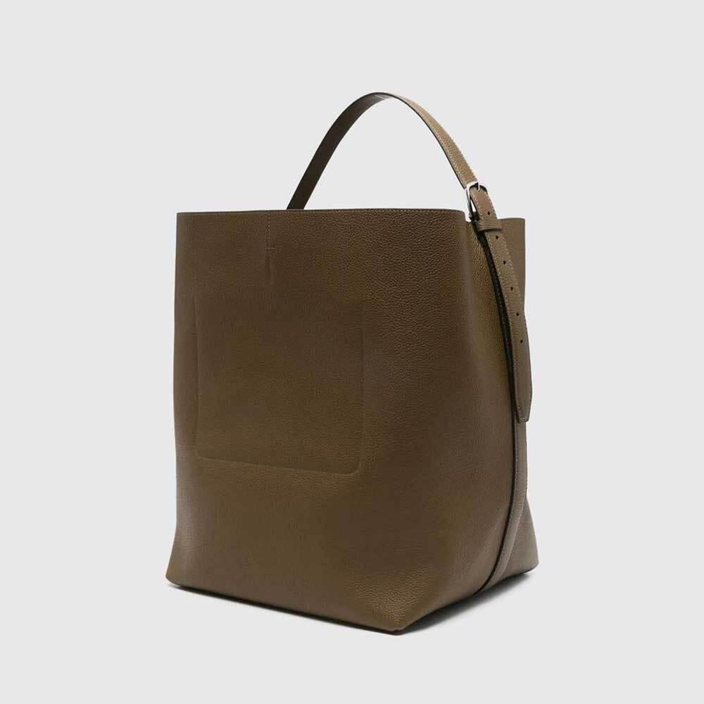 Toteme Belted Leather Tote Bag for Women
