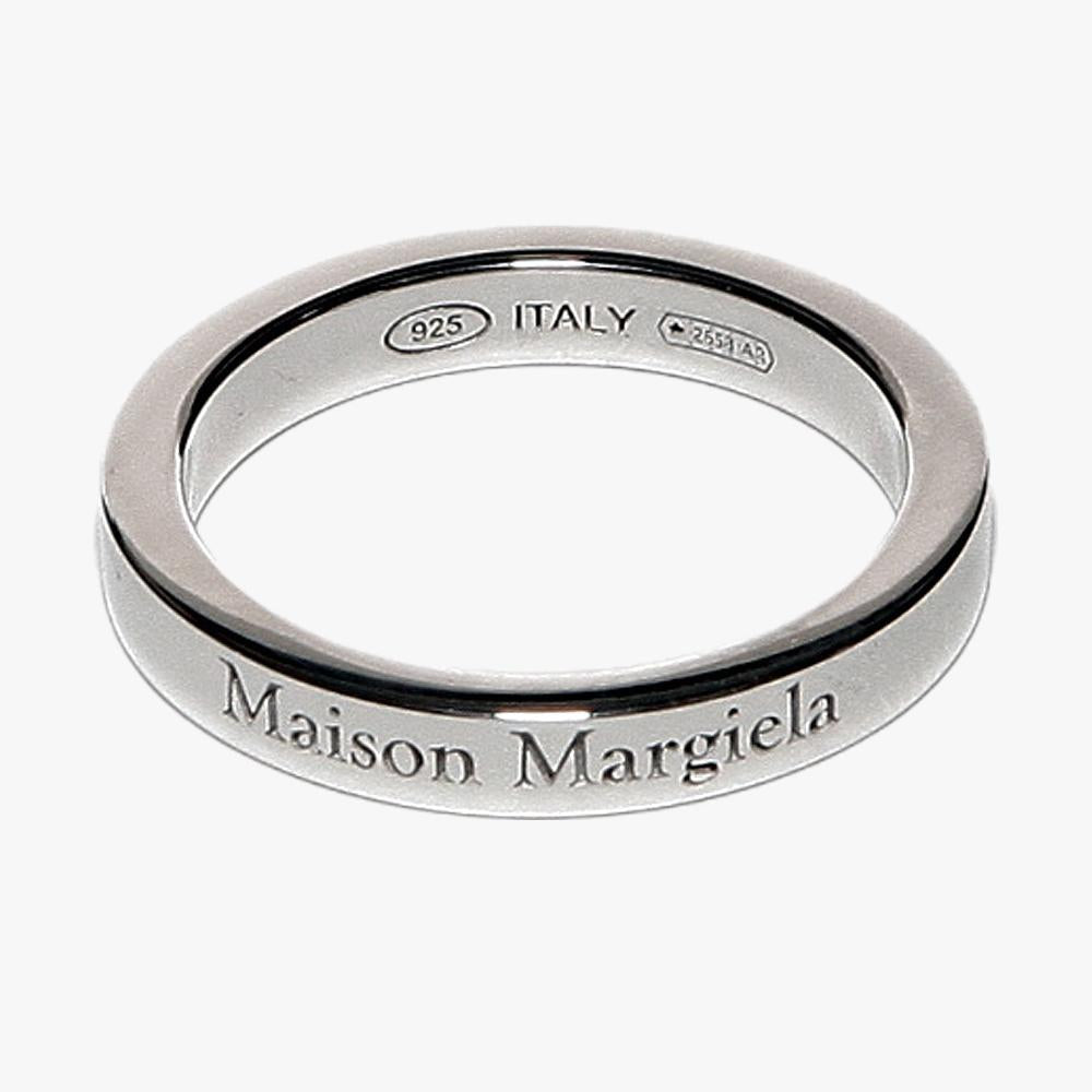Maison Margiela Silver Logo Unisex Ring