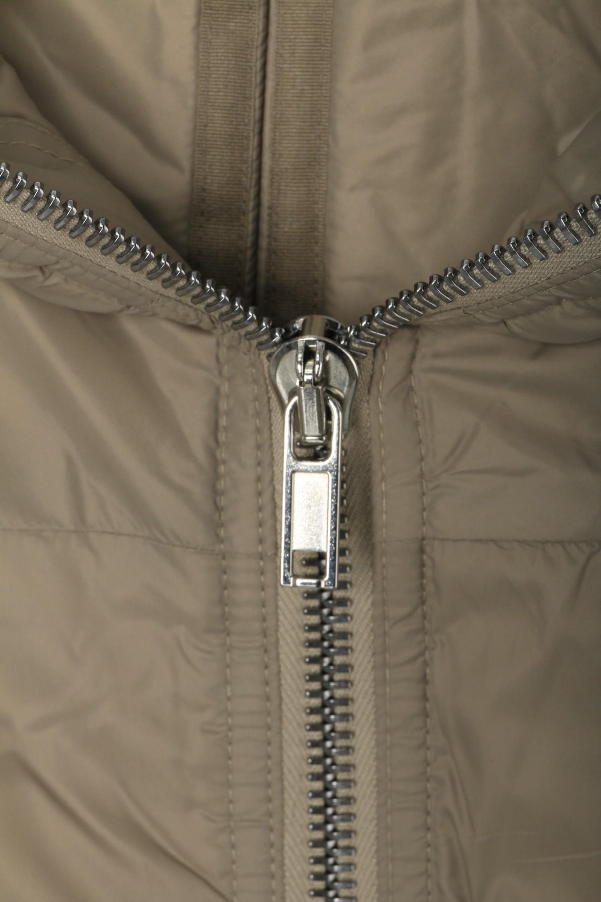 Rick Owens DRKSHDW Sealed Windbreaker Coat Dirty Pearl Nylon Coat