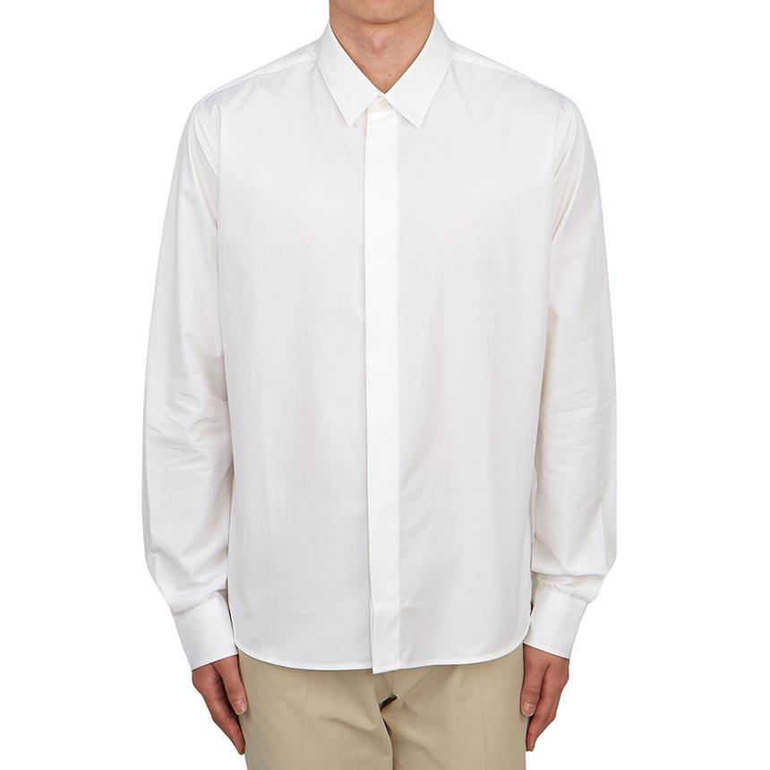 AMI Unisex Long Sleeve Shirt White Cotton