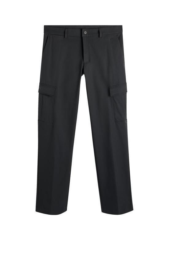 J LINDEBERG Straight Classic Pants for Men GMPA145899999 BLACK DOM
