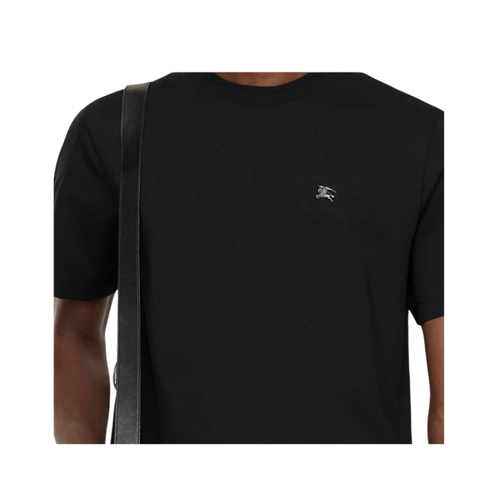 BURBERRY Small Chest Logo Black T-Shirt Unisex