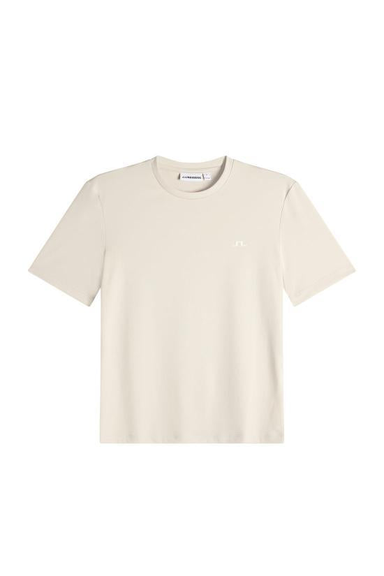 J LINDEBERG Short Sleeve T-Shirt Moonbeam Beige Women’s RWJT14829U029