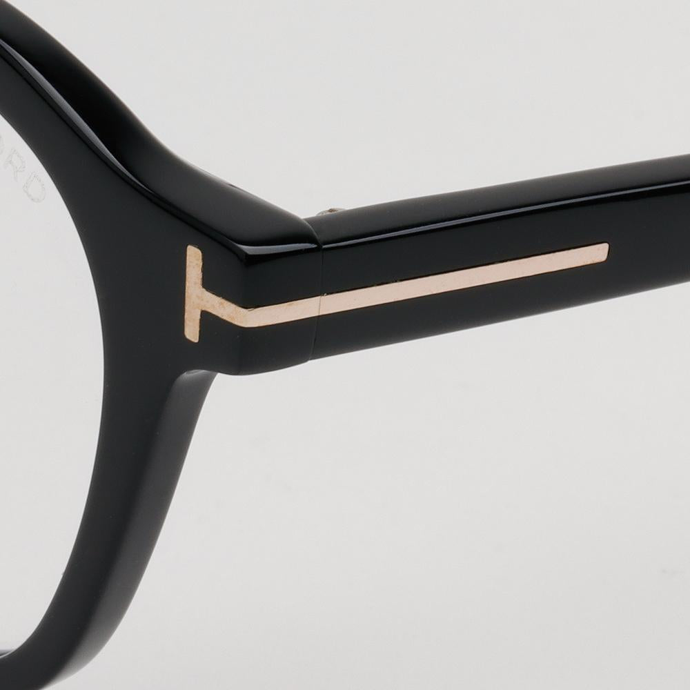 TOM FORD Blue Light Blocking Square Black Acetate Eyeglass Frames U TF6013KB 001
