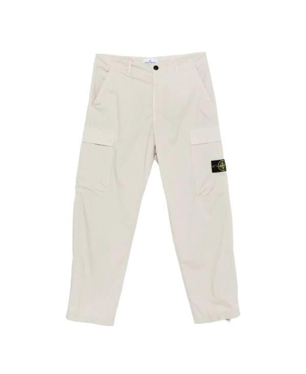 STONE ISLAND Stretch Cotton Tela Paracadute Cargo Pants