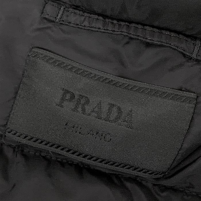 PRADA Triangle Logo Re-Nylon Padded Down Vest