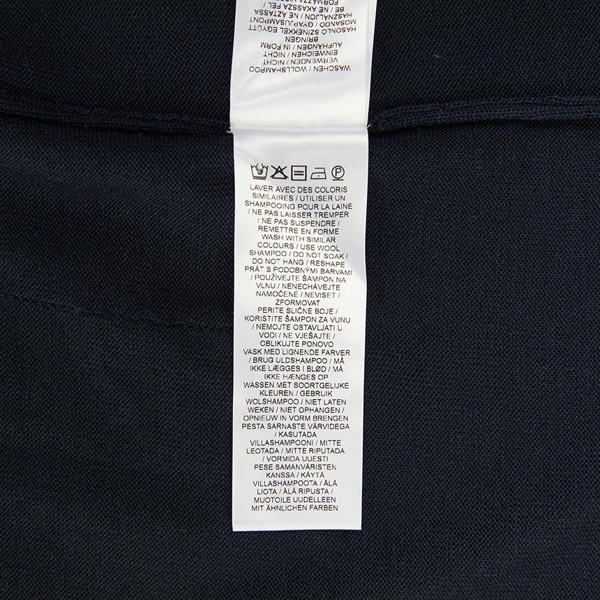 Maison Kitsune Fox Head Logo Men’s Wool Cardigan Navy PM00501 KT1181 0413