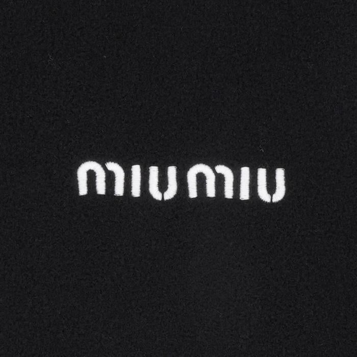 Miu Miu Black Fleece Sweatshirt