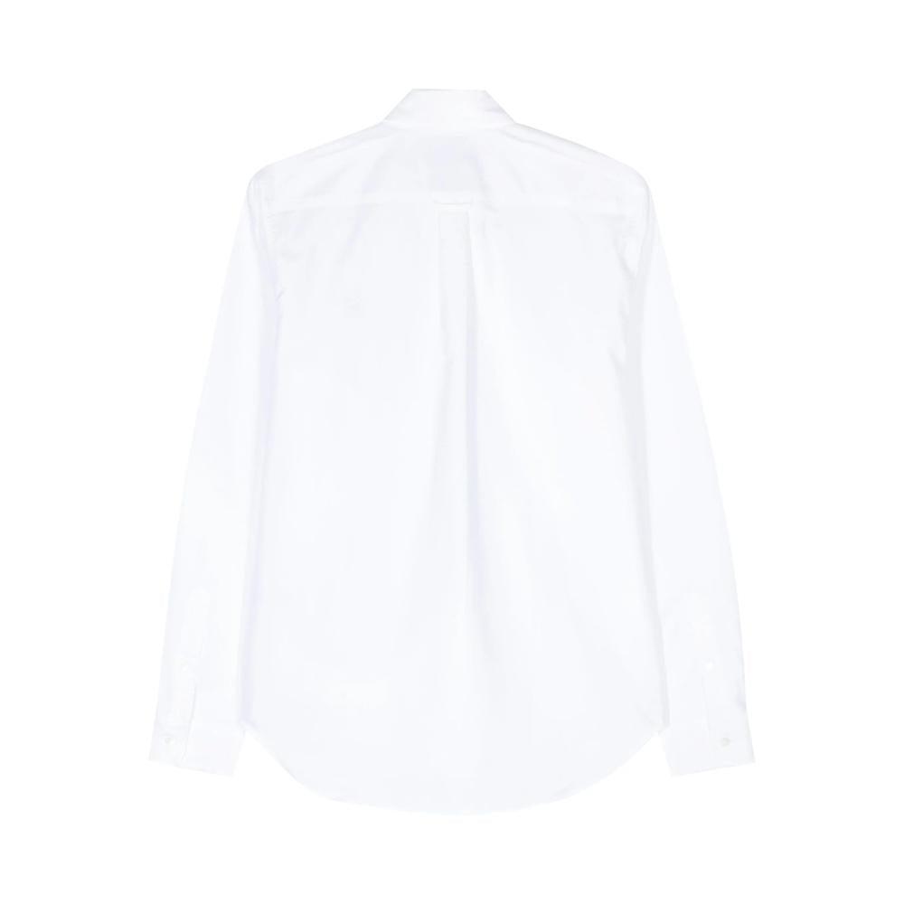 Maison Kitsune Mini Fox Head Cotton Long-Sleeve Men's Shirt