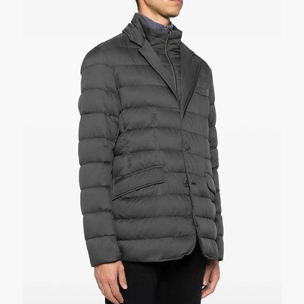 Herno La Giacca Blazer Puffer Jacket Navy Men’s