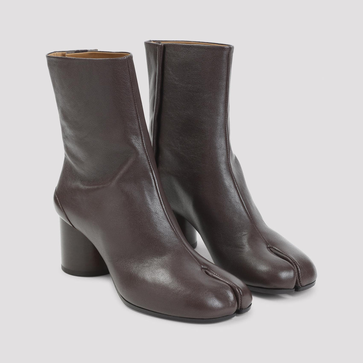 Maison Margiela Black Leather Ankle Boots