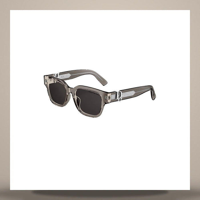 DIOR Oblique S1F Transparent Black Square Sunglasses DOBLS1FXR 45A0