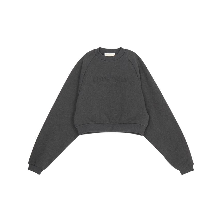 Fear of God Essentials Women’s Fleece Sweatshirt Charcoal Heather