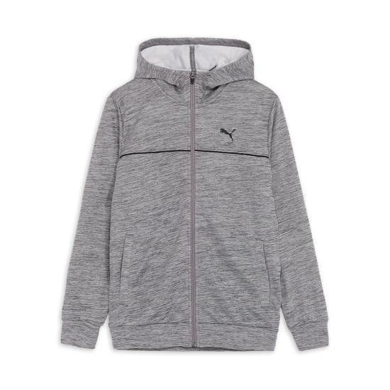 PUMA Men’s Jacket Black Zip-Up Casual Outerwear